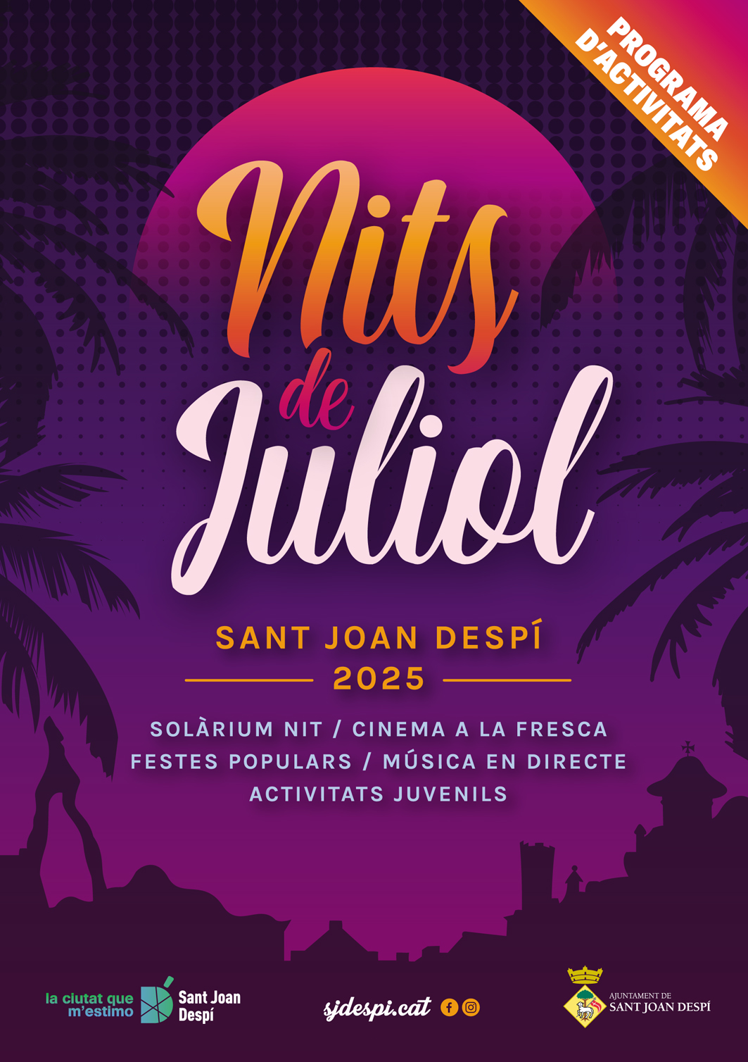 Nits de Juliol a Sant Joan Despí amb música, festes, cultura popular i cinema a la fresca