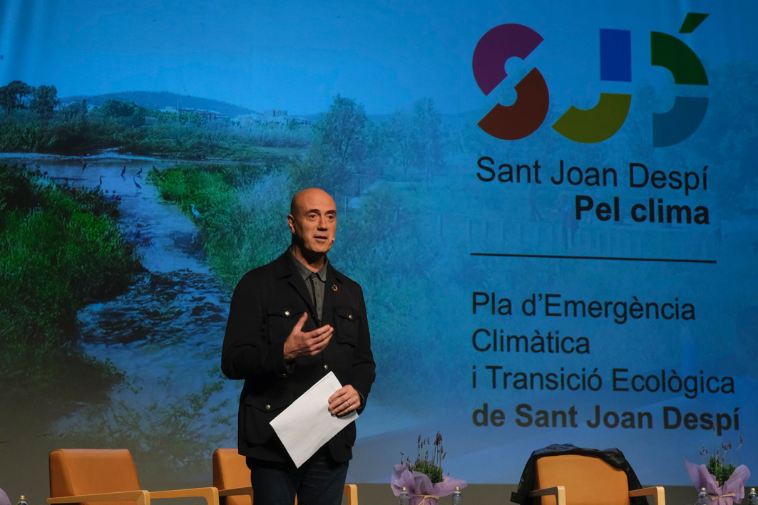 El meteoròleg Tomàs Molina apadrina la presentació del Pla d'emergència climàtica i transició ecològica