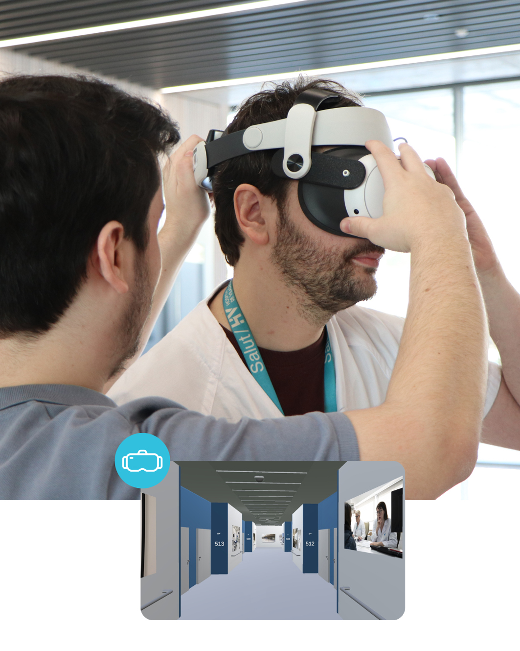 L'Hospital de Viladecans impulsa una experiència de realitat virtual sobre la seva història