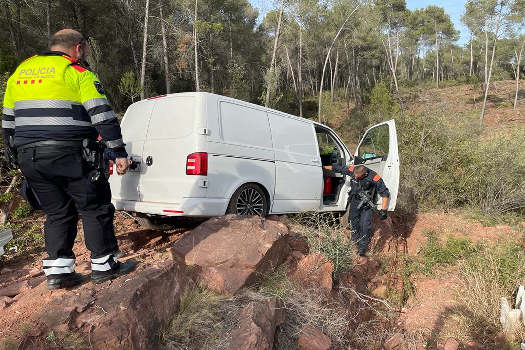 Detenen dos homes a la Palma de Cervelló amb una furgoneta que transportava 1.000 quilos d'haixix