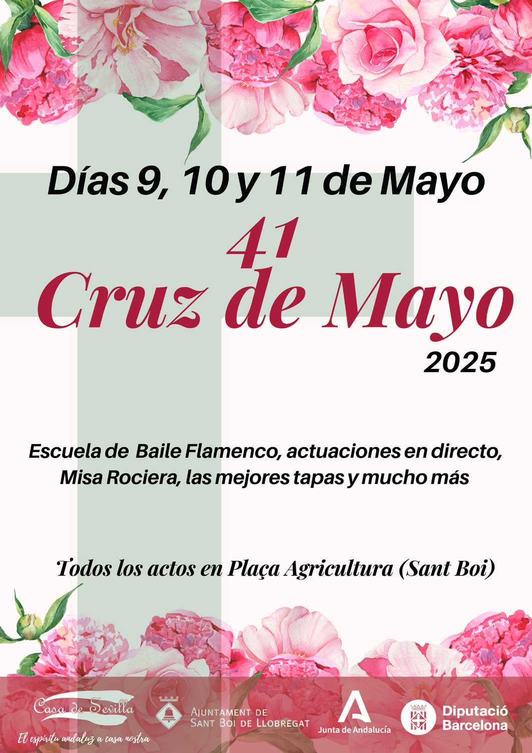 41 años de Cruz de Mayo en Sant Boi. ¡Ven a celebrarlo!