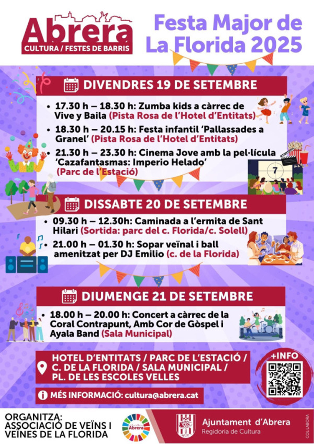 Arriba la Festa Major de La Florida, aquest divendres 19, dissabte 20 i diumenge 21 de setembre