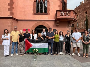 Viladecans es manifesta per Gaza